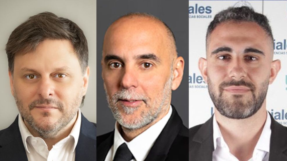 Leandro Santoro, Agustín Dattelis y Nicolás Otero