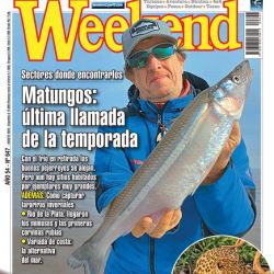 Tapa correspondiente a la edición 647 de revista Weekend, agosto 2026.