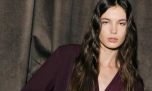 Helena Otamendi se lució con un increíble look total black para dar un show propio: transparencias y tendencias