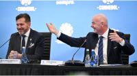 Gianni Infantino y Alejandro Domínguez