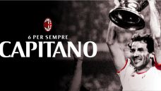 Homenaje de Milan a Franco Baresi