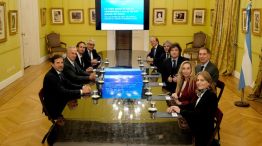 Presentación de Pampa Energía ante el presidente Javier Milei.