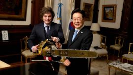 Javier Milei recibió en Casa Rosada al presidente de Corea del Sur: claves de una visita histórica con eje en inversiones y minerales
