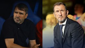 Eduardo Coudet y Rodolfo Arruabarrena