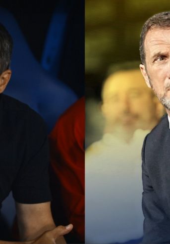Eduardo Coudet y Rodolfo Arruabarrena