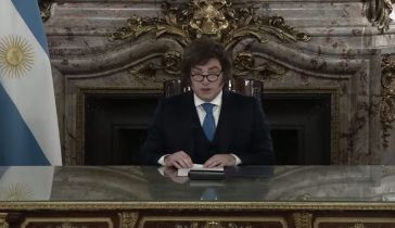 Javier Milei en la Cadena Nacional