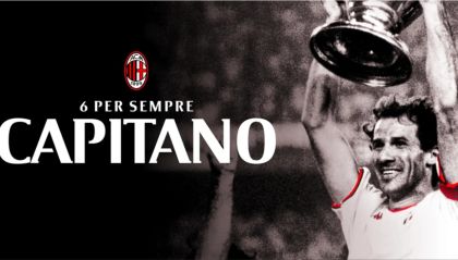 Homenaje de Milan a Franco Baresi