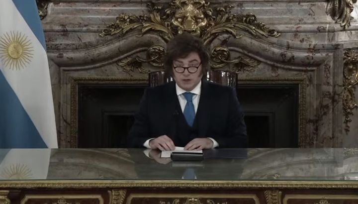 Rating: cuánto midió la Cadena Nacional de Javier Milei donde presentó la reforma de la carta orgánica del Banco Central