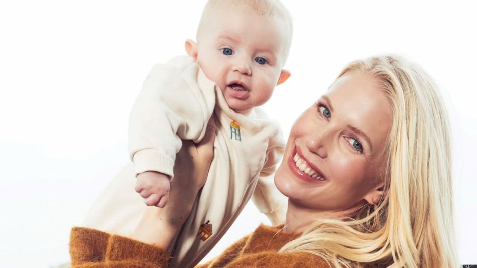 Daniela Christiansson y su hijo Lando