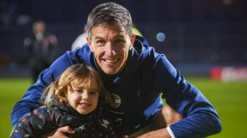Nacho Fernández y su hija Olivia
