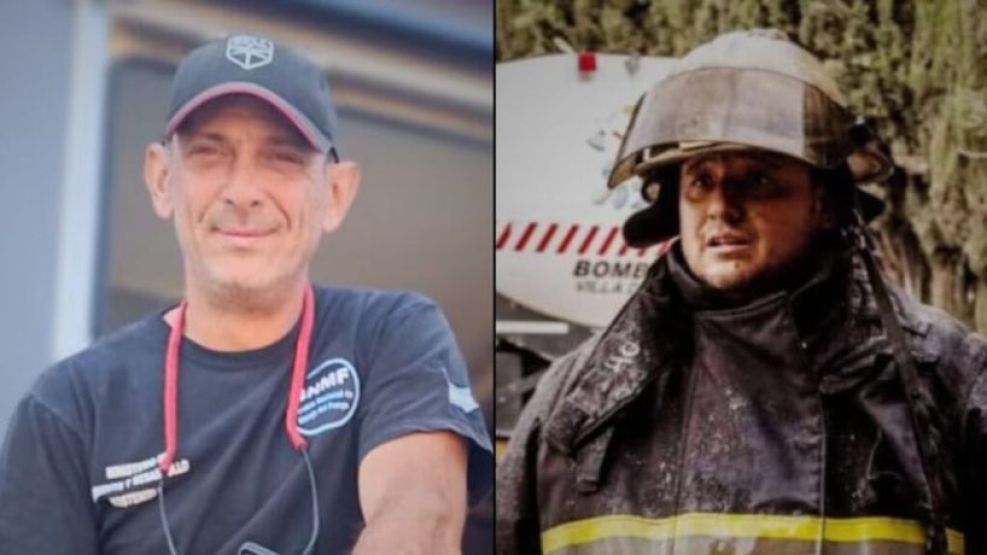 Bomberos cordobeses en la tragedia de San Juan