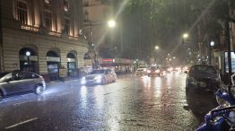 Lluvia en Buenos Aires.