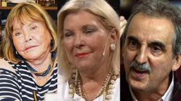 Maria Servini, Elisa Carrió y Guillermo Moreno