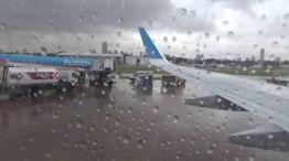 Vuelos afectados por la lluvia