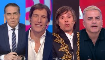 Rodolfo Barili, Iván de Pineda, Robertito Funes Ugarte y Ángel de Brito