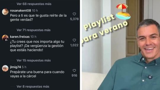 Insólito: Pedro Sánchez compartió su playlist de verano mientras España atraviesa la crisis migratoria en Ceuta