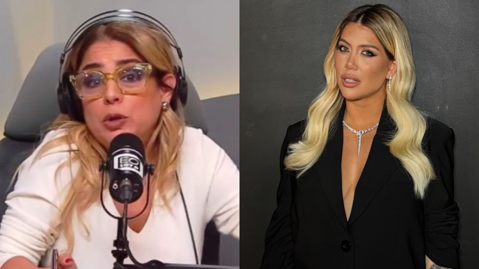 Marina Calabró y Wanda Nara