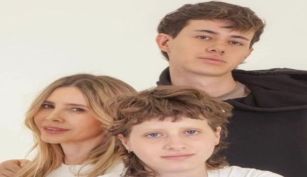 Guillermina Valdés con Dante y Paloma