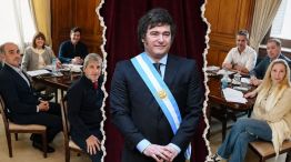 Mesa politia y Milei