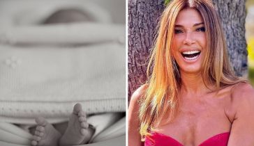 Catherine Fulop y su nieta Gia