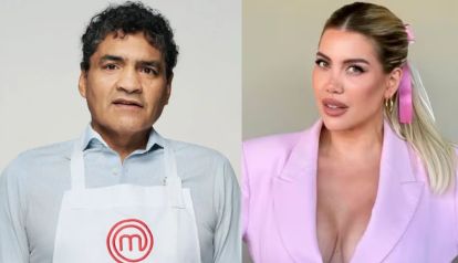 Jorge "El Roña" Castro y Wanda Nara