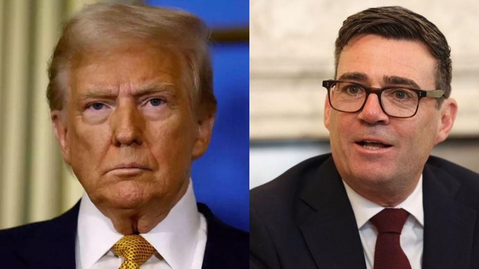 Donald Trump y el primer ministro británico 