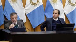 Guillermo Arias junto a Juan Manuel LLamosas en sesión 