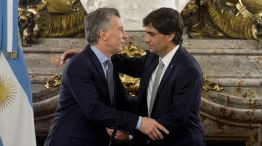 Hernan Lacunza con Macri