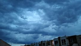El cielo estará cubierto y con lluvias.