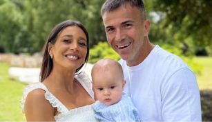 Sol Pérez, Guido Mazzoni y su hijo Marco