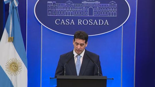 Conferencia de prensa del vocero Adrián Ravier
