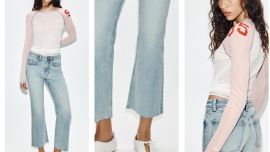 Jeans acampanados de regreso: ideas de looks con básicos