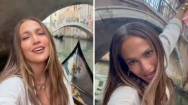 Jennifer Lopez recreó el video de "Like a Virgin" de Madonna en los canales de Venecia: "Tenía que hacerlo"