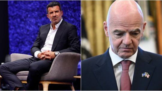 "Pido que Gianni Infantino renuncie como presidente": el durísimo comunicado de Luis Figo tras el escándalo en la FIFA