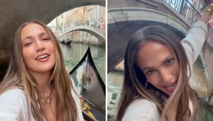 Jennifer Lopez recreó el video de "Like a Virgin" de Madonna en los canales de Venecia: "Tenía que hacerlo"