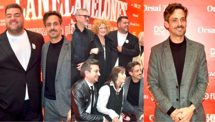 En fotos, así fue la avant premiere de "Canelones" con Darío Barassi, Agustín Aristarán, Verónica Llinás y César Bordón