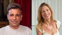 Martín Bossi y Alina Moine