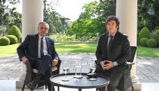 Alberto Fernández y Javier Milei