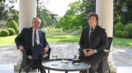 Alberto Fernández y Javier Milei