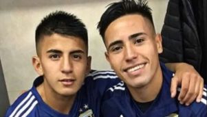 Thiago Almada y Francisco Ortega