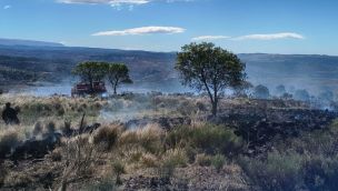 Incendio en Villa Yacanto