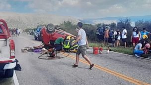 Los dos videos clave que muestran cómo circulaban los vehículos antes del choque en Altas Cumbres