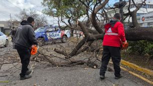 Ráfagas de fuertes vientos en Córdoba