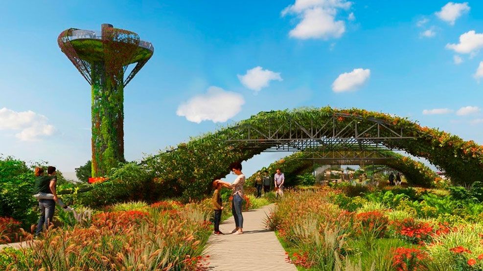 Obras en el Parque de la Vida en Villa María