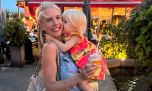 El look total pink de Elle, la hija de Maxi López y Daniela Christiansson para empezar la escuela