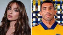 Brenda Asnicar y Carlos Tévez