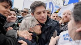Kicillof en la marcha de San Cayetano