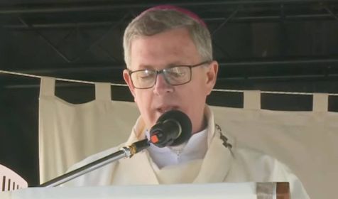 García Cuerva en la misa por San Cayetano