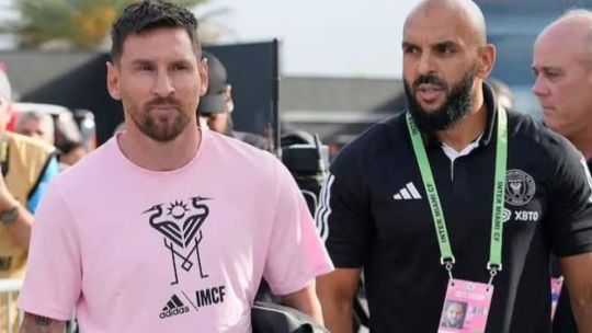 El divertido video de las habilidades del guardaespaldas de Messi