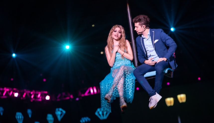Karol Sevilla y Ruggero Pasquarelli